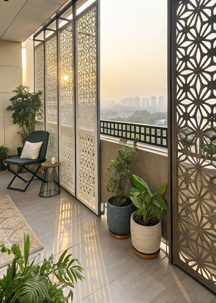 thiết kế ban công đẹp